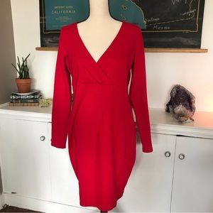 Forever 21 red 0x bodycon dress